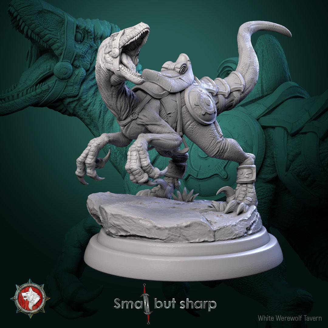 Dinos from "Small but sharp" by White Werewolf Tavern Miniatures