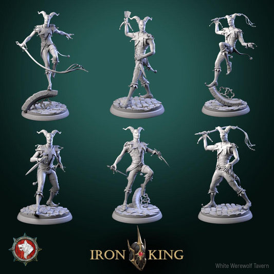Jester killer from "Iron King" by White Werewolf Tavern Miniatures
