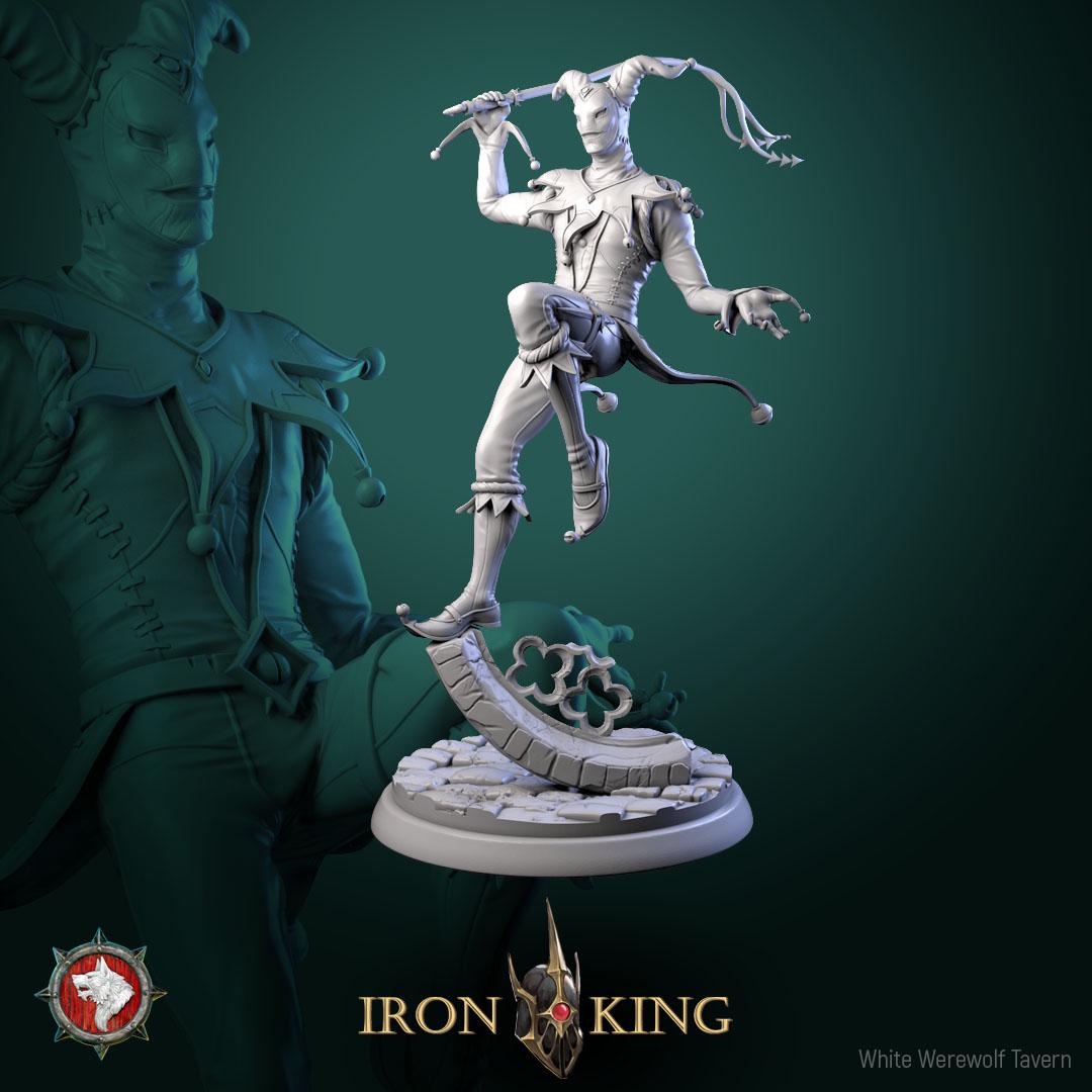 Jester killer from "Iron King" by White Werewolf Tavern Miniatures