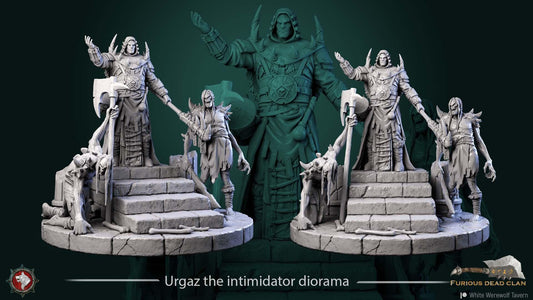 Urgaz the Intimidator from "Furious Dead Clan" by White Werewolf Tavern Miniatures