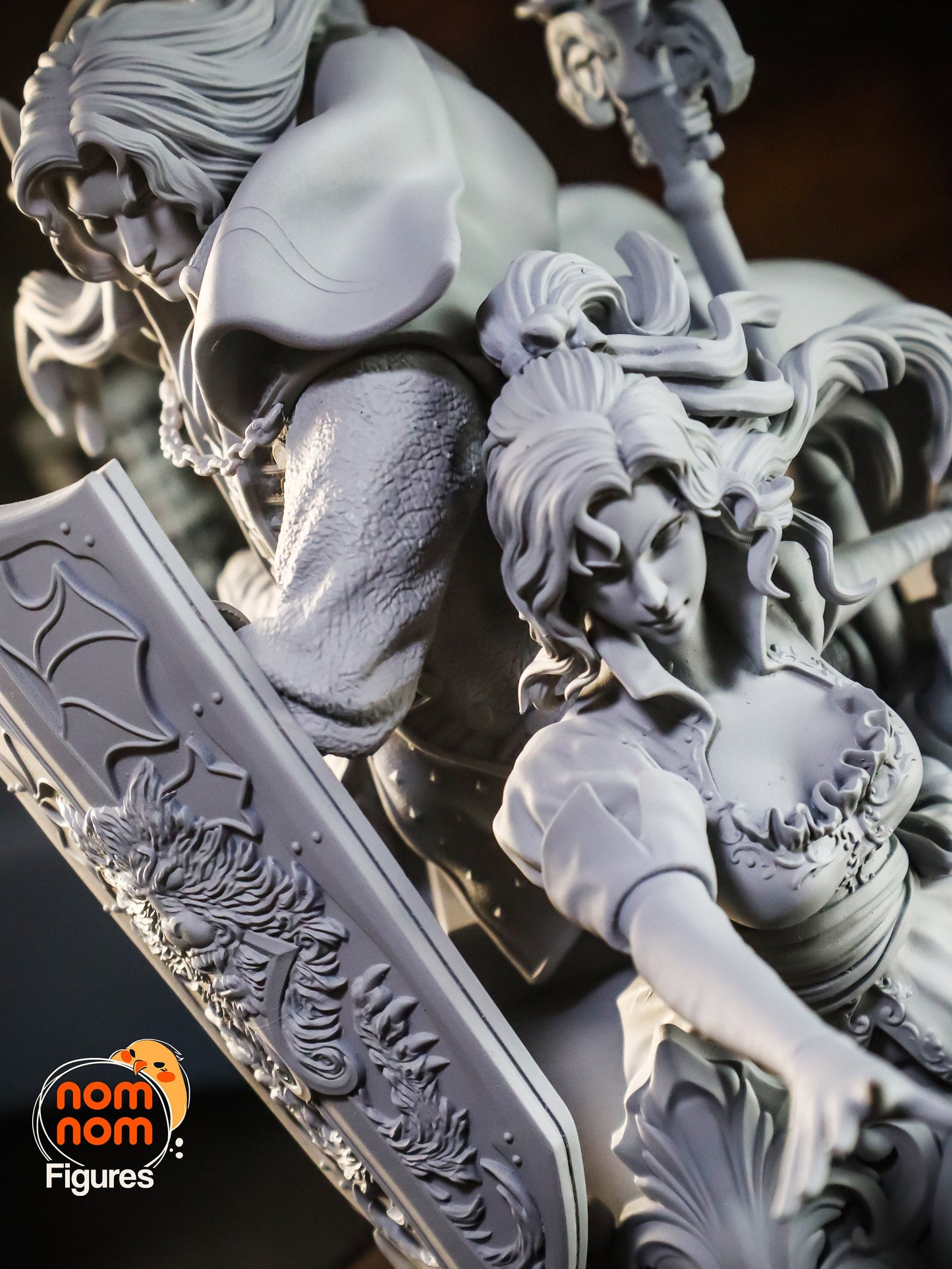 Alucard & Maria Statue Bust by Nomnom Figures