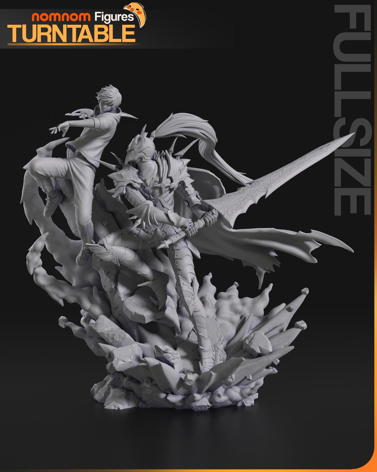 Sung Jin Woo Statue Model Kit by Nom Nom Figures