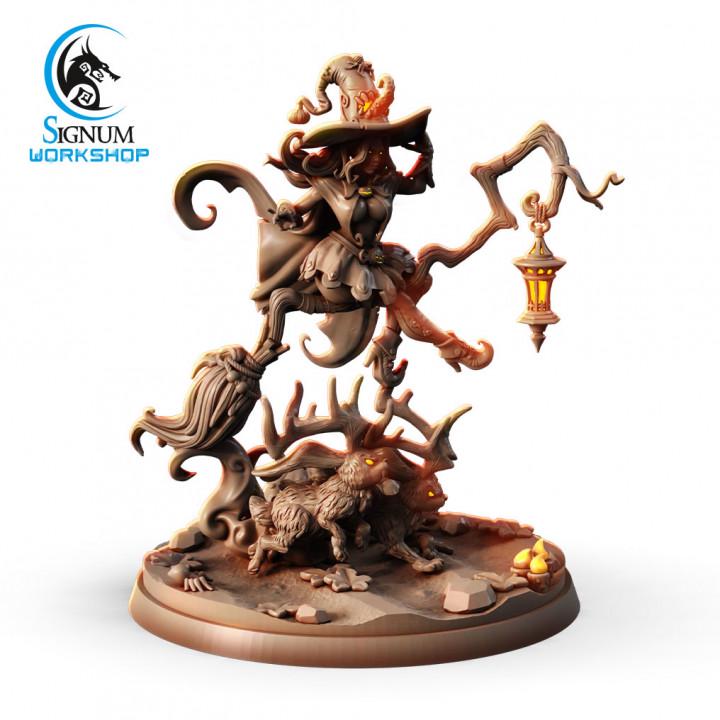 Cruella, the young witch from "Witches Sabbath" by Signum Workshop Miniatures