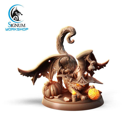 Сat Wizard with a ball from "Witches Sabbath" by Signum Workshop Miniatures