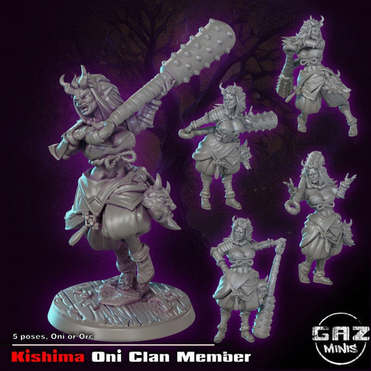 Kishima Oni Clan Member by Gaz Minis