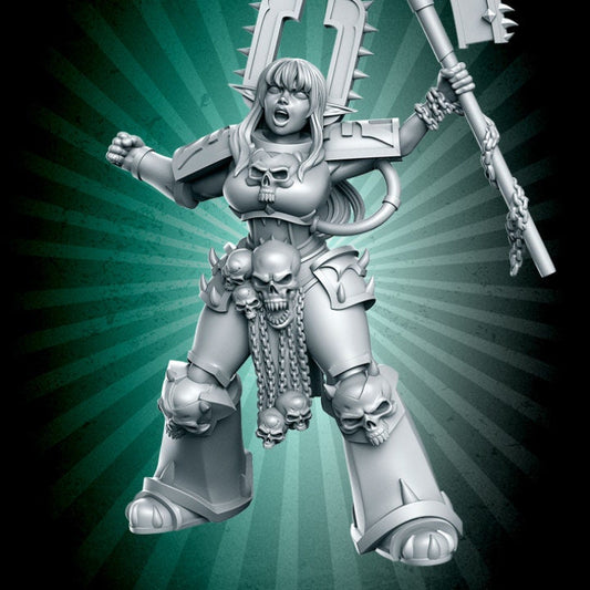 Kharen Scifi Warrior by RN Estudio Miniatures