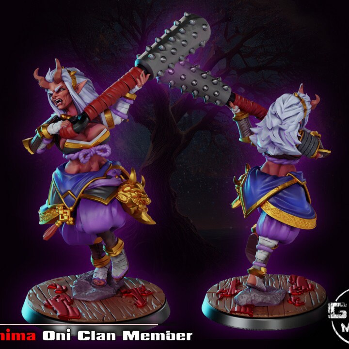 Kishima Oni Clan Member by Gaz Minis