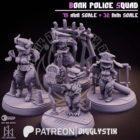 Bonk Police Squad by Jigglystix Pin Up Factory