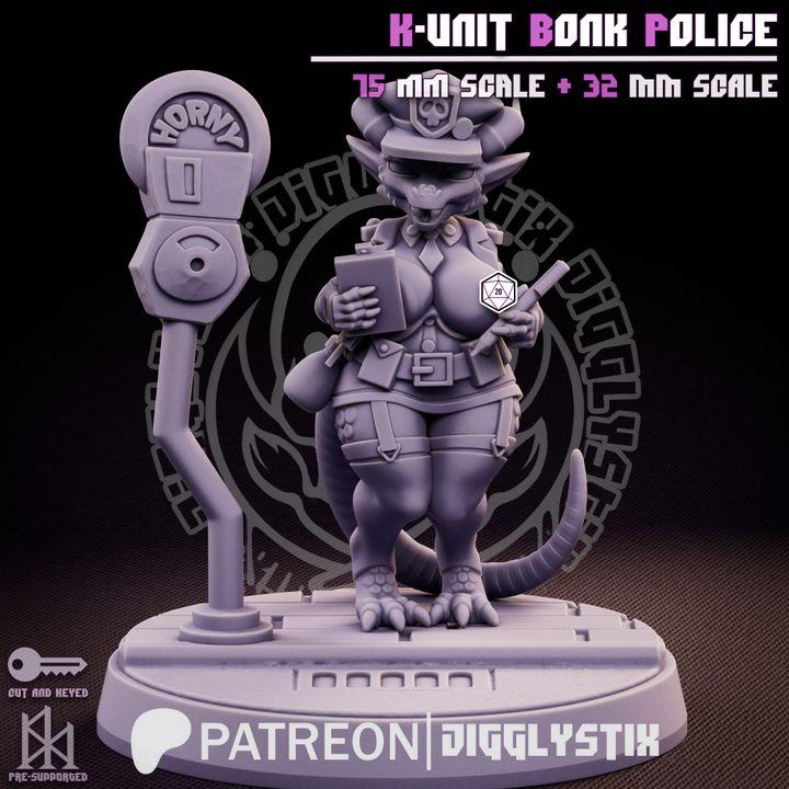 Bonk Police Squad by Jigglystix Pin Up Factory