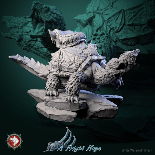 Turtle from "A Frigid Hope" by White Werewolf Tavern Miniatures