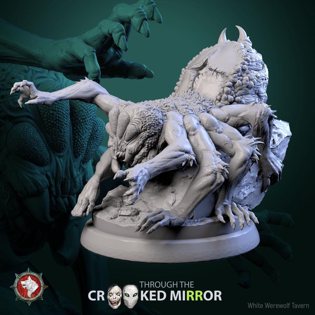 Skittering Shadows from "Through the Crooked Mirror" by White Werewolf Tavern Miniatures