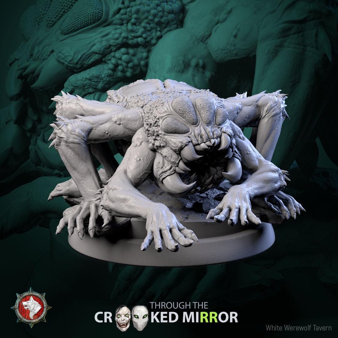 Skittering Shadows from "Through the Crooked Mirror" by White Werewolf Tavern Miniatures