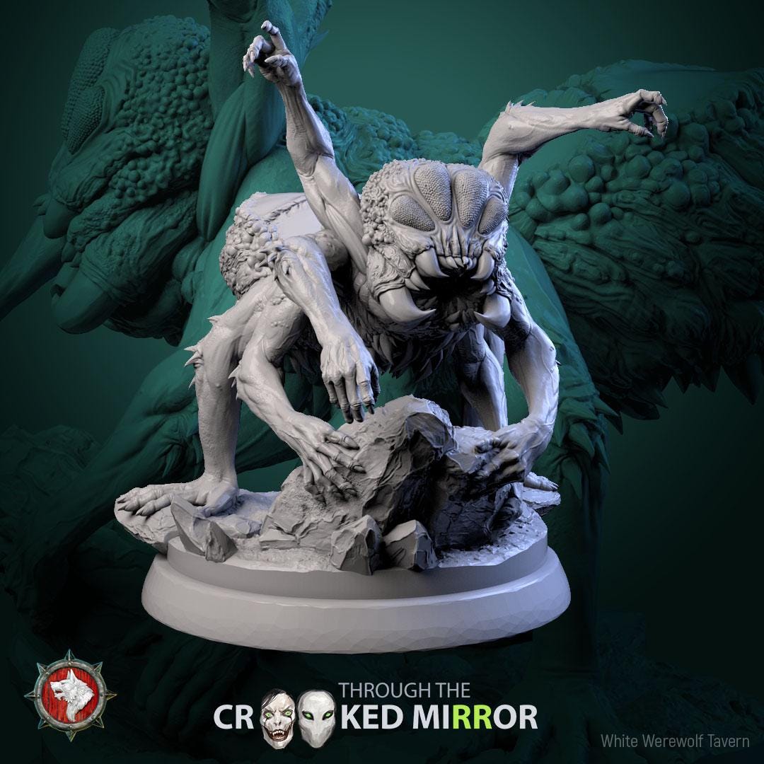 Skittering Shadows from "Through the Crooked Mirror" by White Werewolf Tavern Miniatures