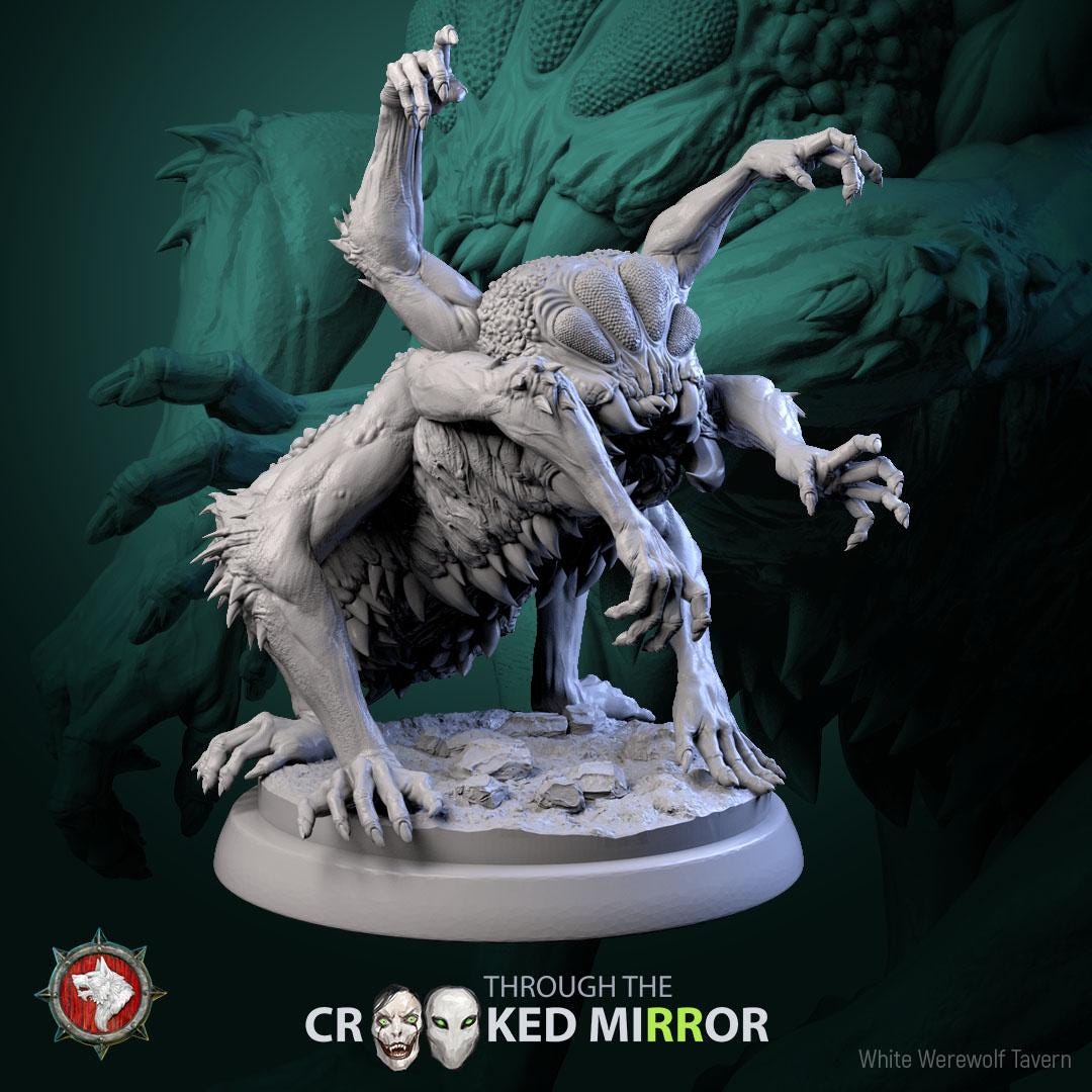 Skittering Shadows from "Through the Crooked Mirror" by White Werewolf Tavern Miniatures