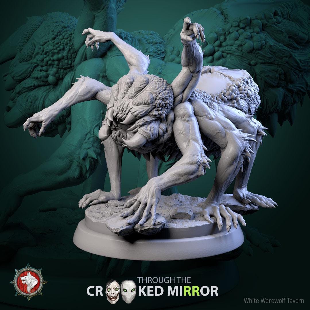 Skittering Shadows from "Through the Crooked Mirror" by White Werewolf Tavern Miniatures
