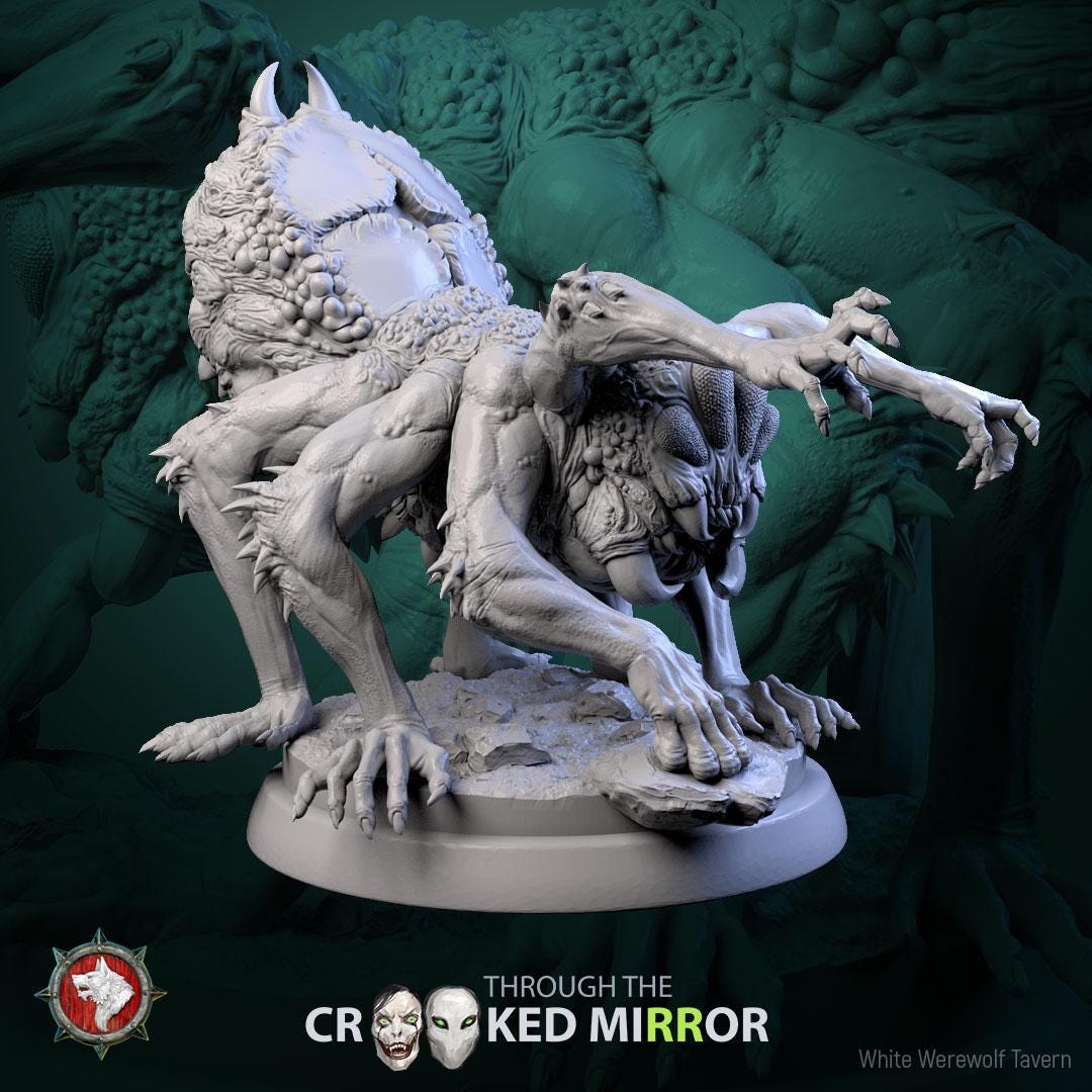 Skittering Shadows from "Through the Crooked Mirror" by White Werewolf Tavern Miniatures