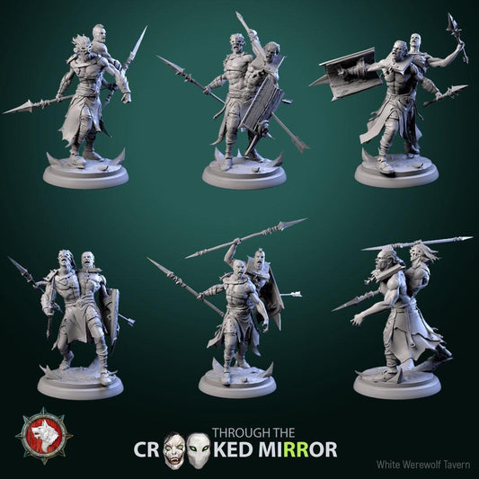 Fleshbound Sentinels from "Through the Crooked Mirror" by White Werewolf Tavern Miniatures