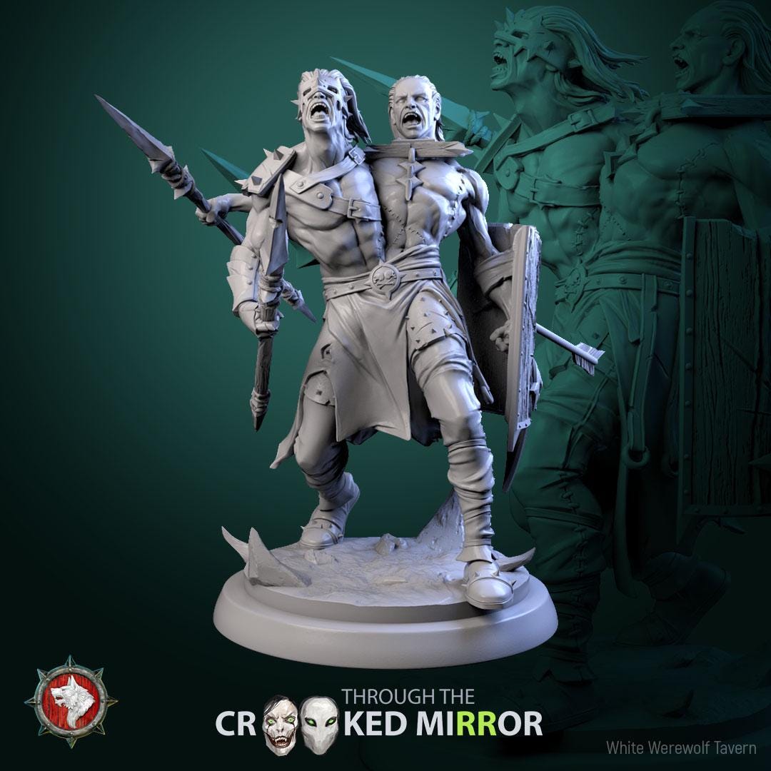Fleshbound Sentinels from "Through the Crooked Mirror" by White Werewolf Tavern Miniatures