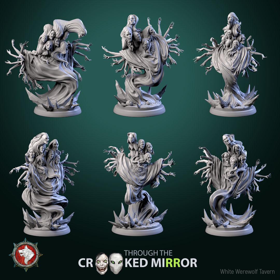 Phantom Waltzers from "Through the Crooked Mirror" by White Werewolf Tavern Miniatures