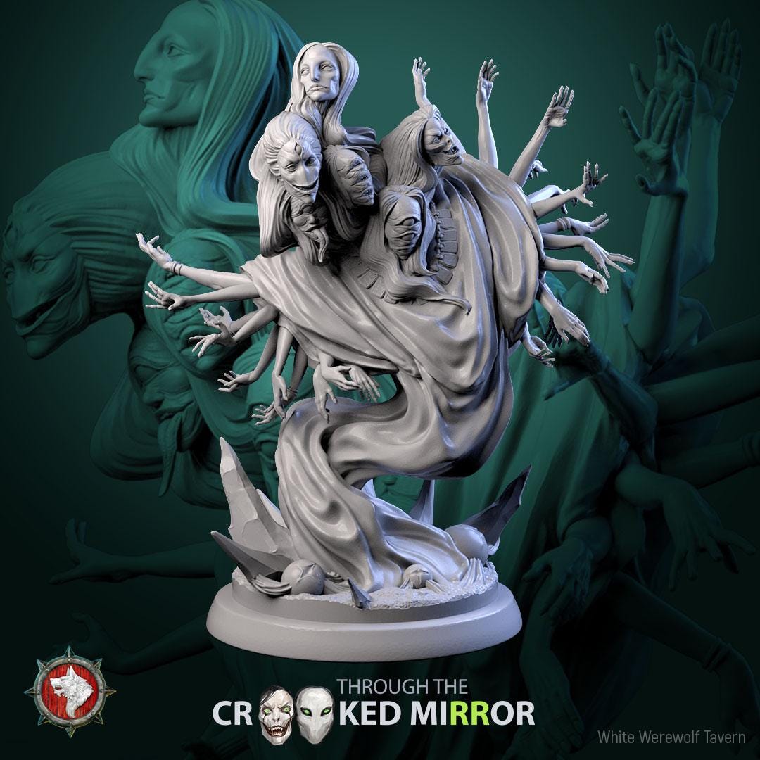 Phantom Waltzers from "Through the Crooked Mirror" by White Werewolf Tavern Miniatures