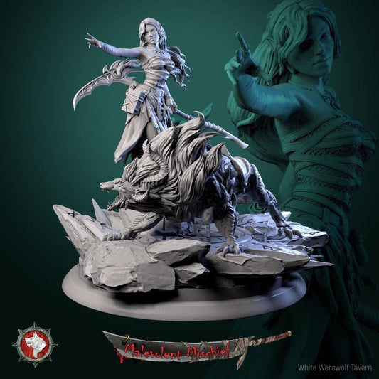 Alberta the Soulflayer from "Malevolent Mischief" by White Werewolf Tavern Miniatures