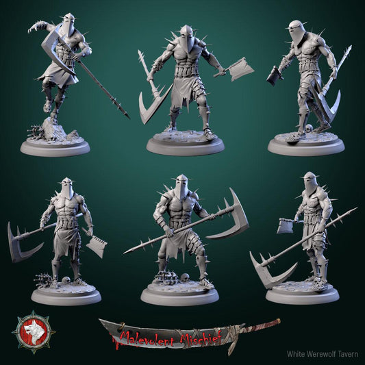 The Skull Breakers from "Malevolent Mischief" by White Werewolf Tavern Miniatures