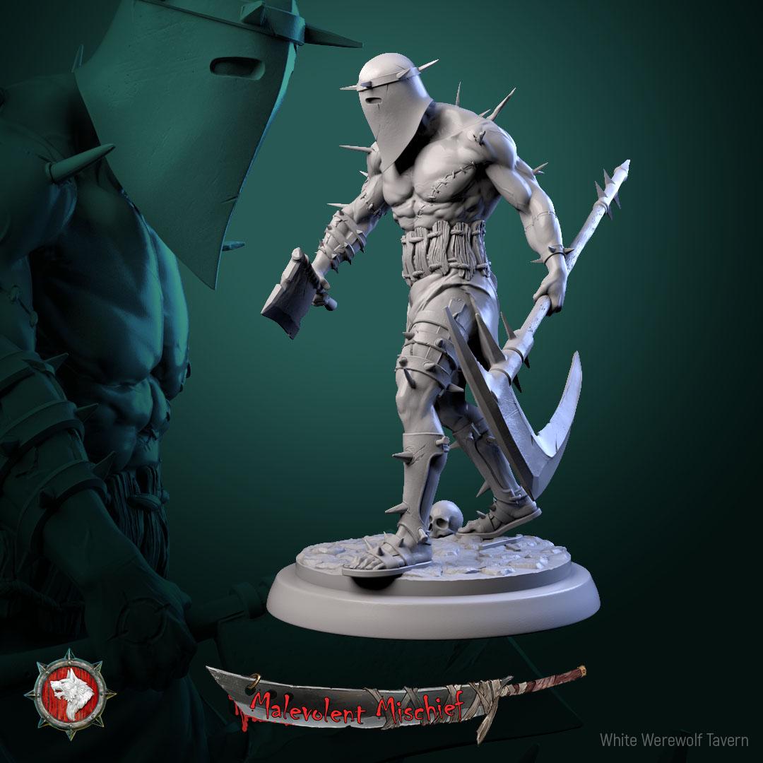 The Skull Breakers from "Malevolent Mischief" by White Werewolf Tavern Miniatures