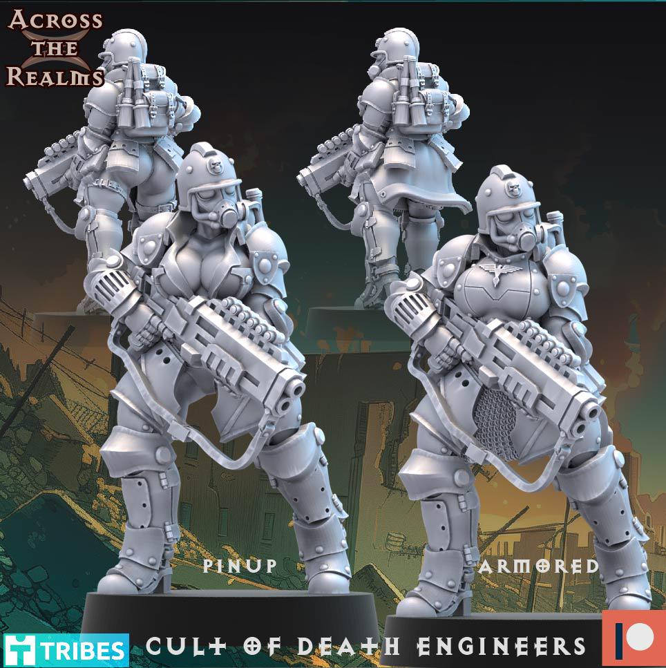 Cult of Death Engineers by Across the Realms Miniatures