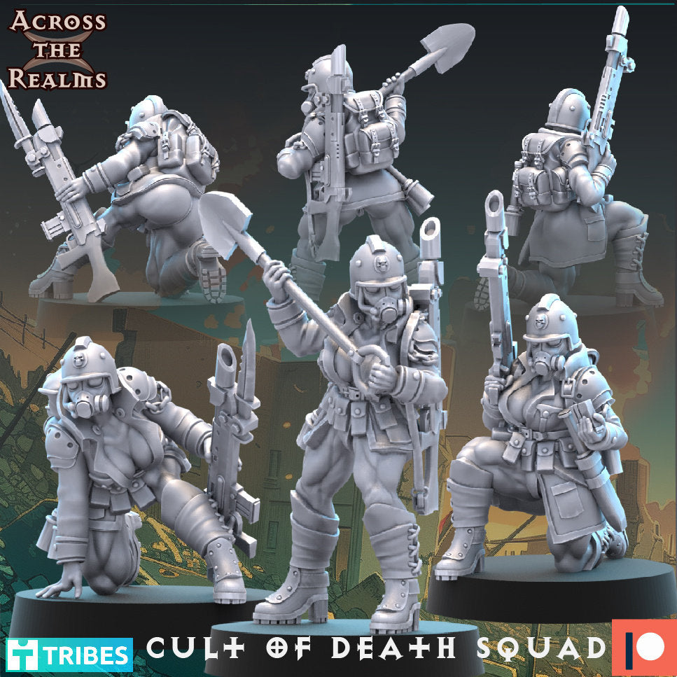 Cult of Death Guardbabes by Across the Realms Miniatures