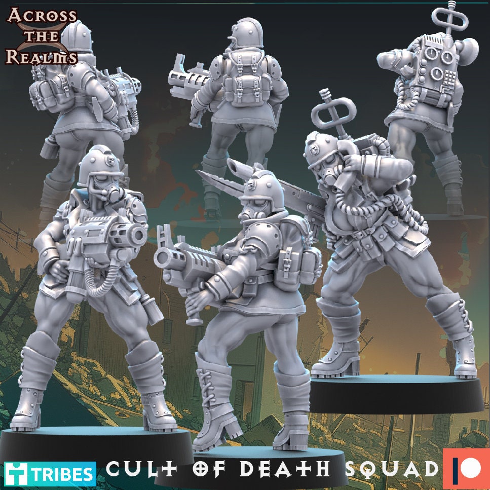 Cult of Death Guardbabes by Across the Realms Miniatures