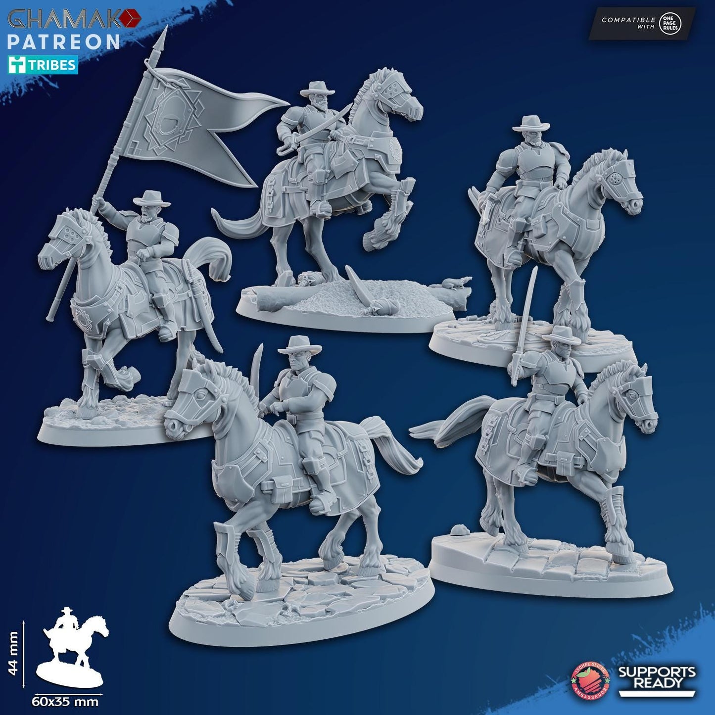Freedom Guard Cavalry by Ghamak Miniatures
