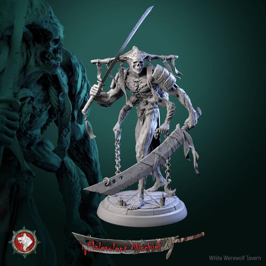 Grimblade Revenant from "Malevolent Mischief" by White Werewolf Tavern Miniatures