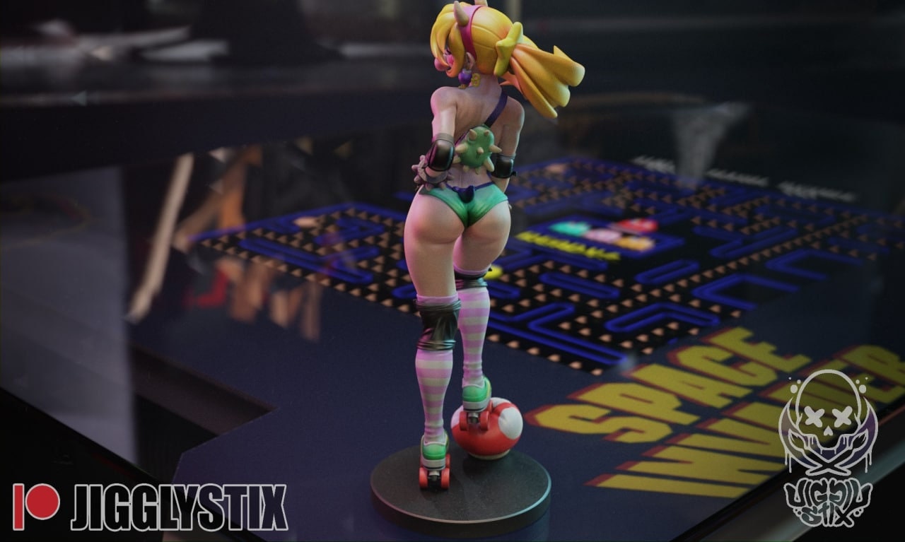 Roller Derby Princess Statue Model Kit by Jigglystix Pin Up Factory