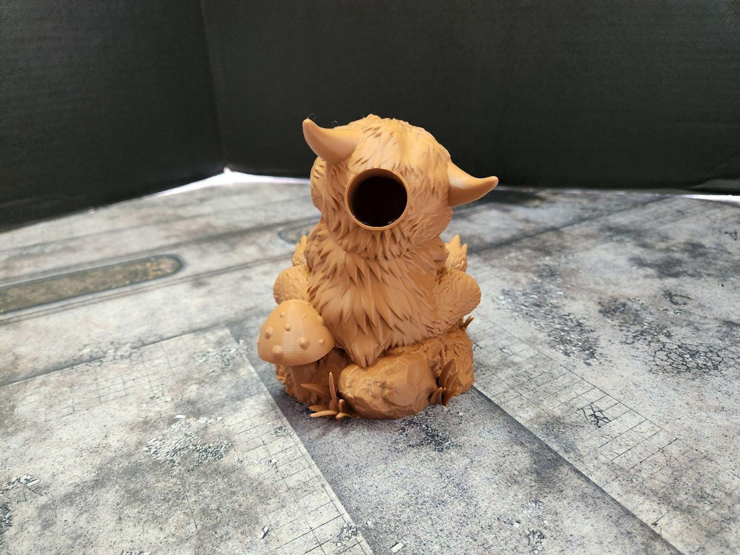 Baby Owl Bear 3D Printed Dice Tower by FatesEnd