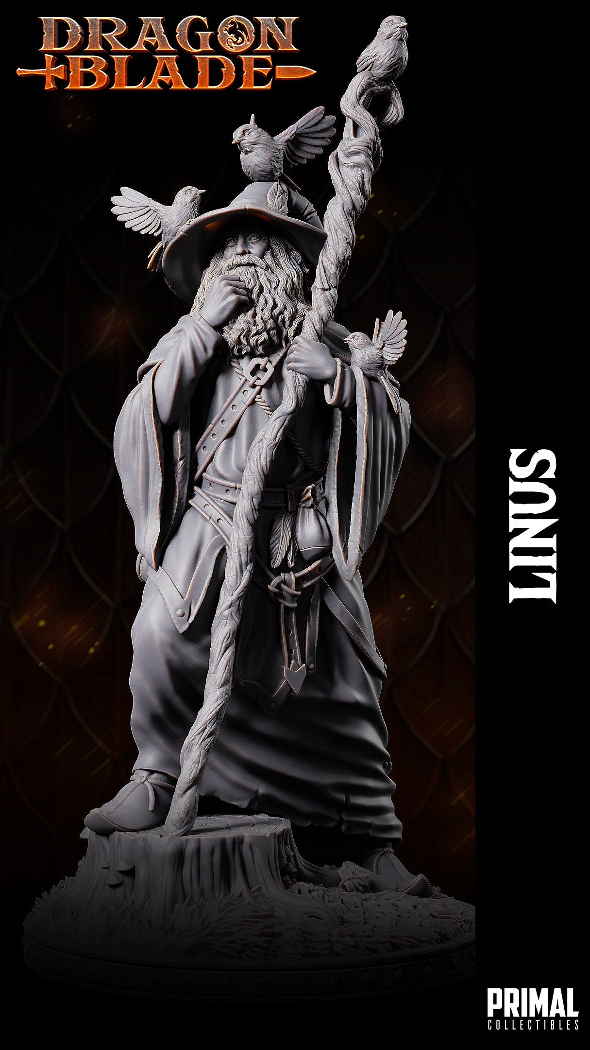 Linus the Wizard by Primal Collectibles Miniatures