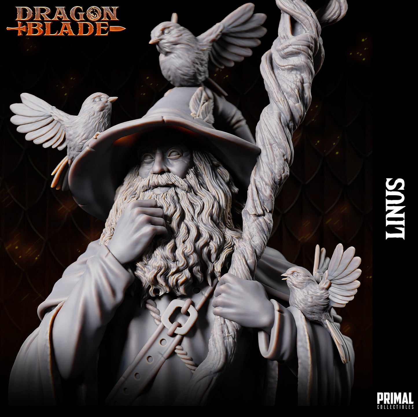 Linus the Wizard by Primal Collectibles Miniatures