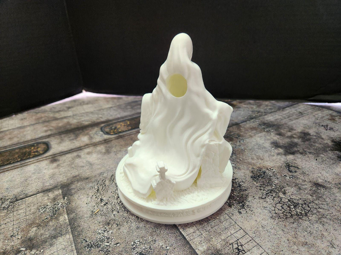 Haunted Graveyard 3D Printed Dice Tower by FatesEnd