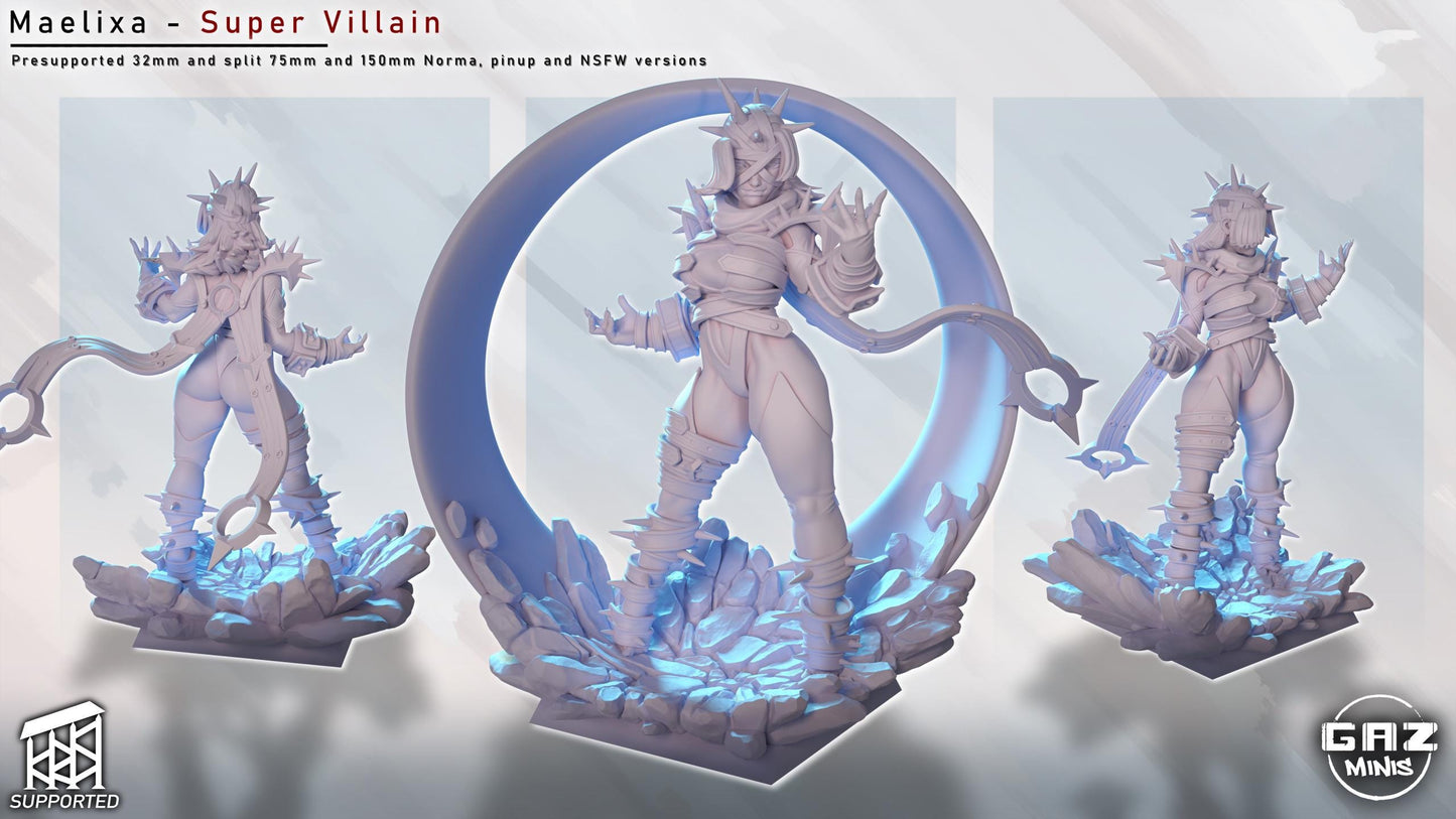 Maelixa - Super Villain by Gaz Minis