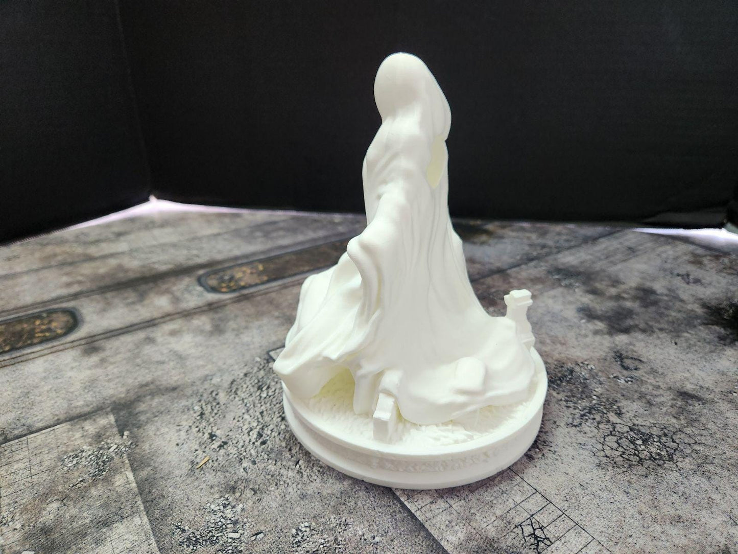 Haunted Graveyard 3D Printed Dice Tower by FatesEnd