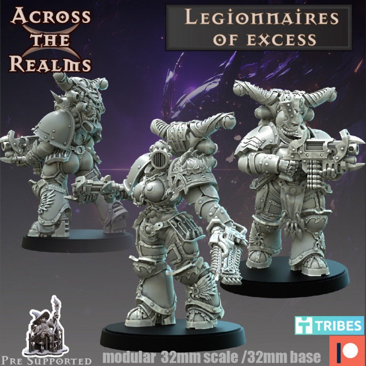 Legionaries Of Excess by Across the Realms Miniatures