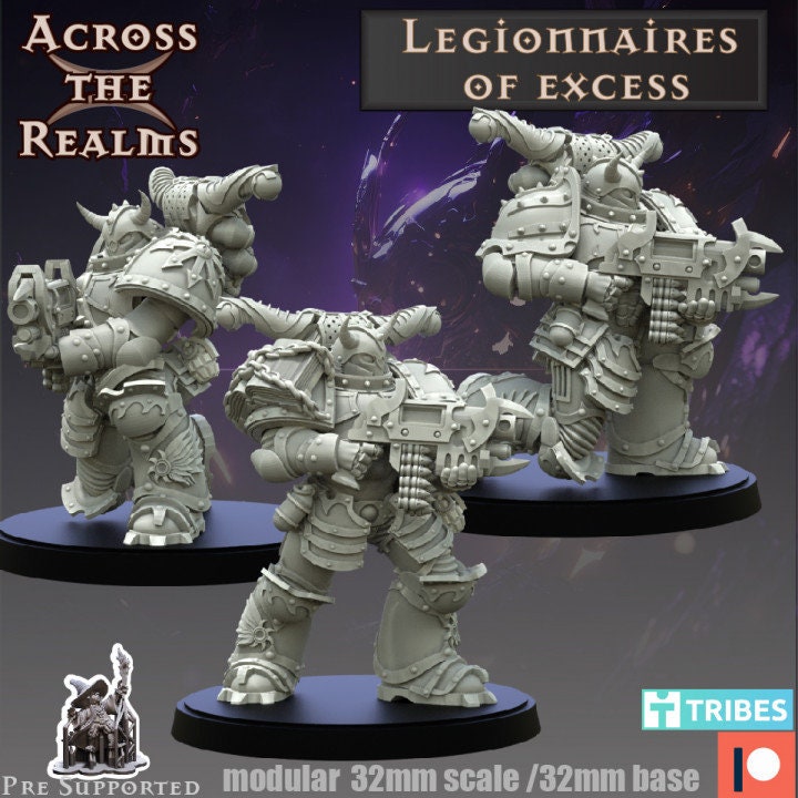 Legionaries Of Excess by Across the Realms Miniatures