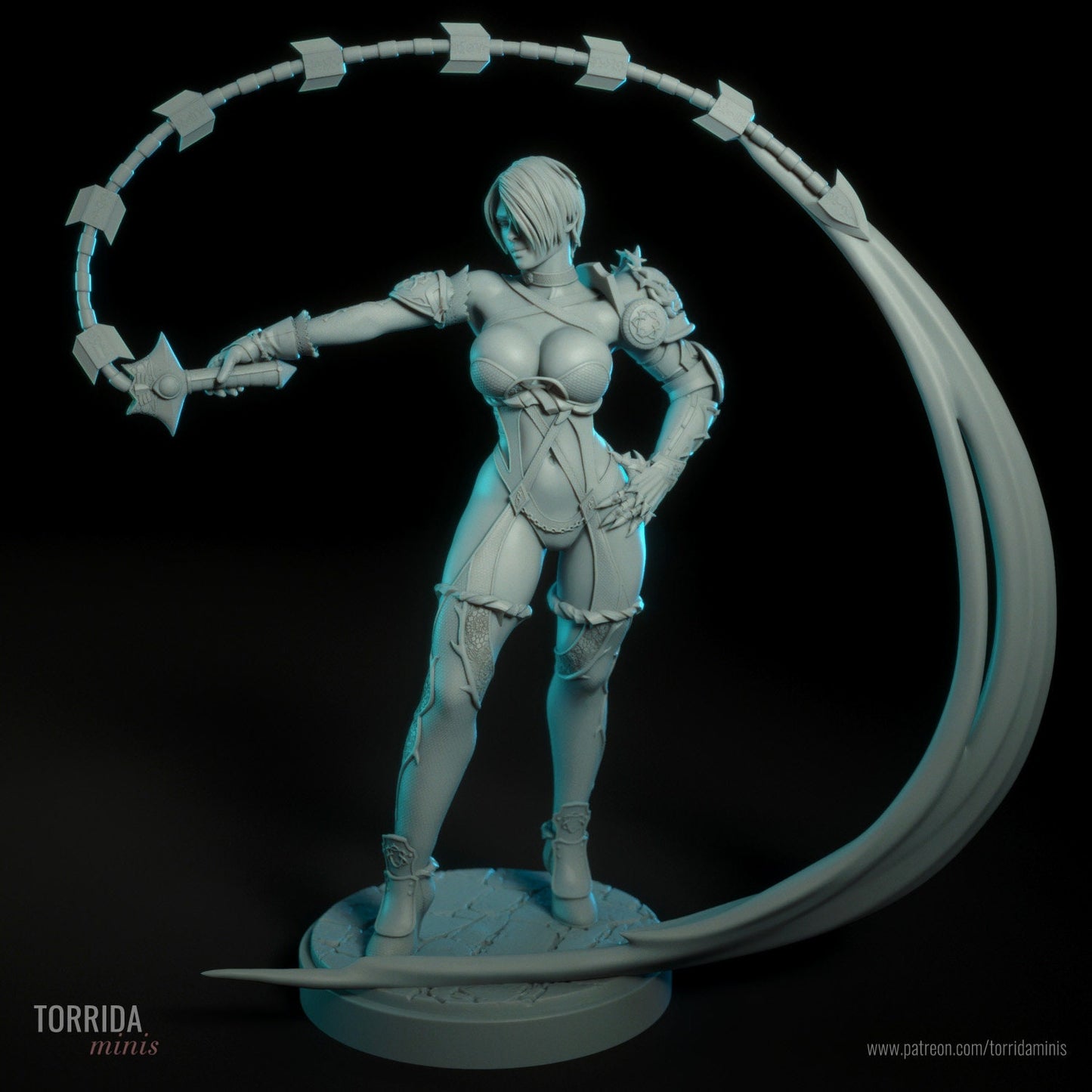 Ivy Soul Fighter Statue Model Kit by Torrida Minis