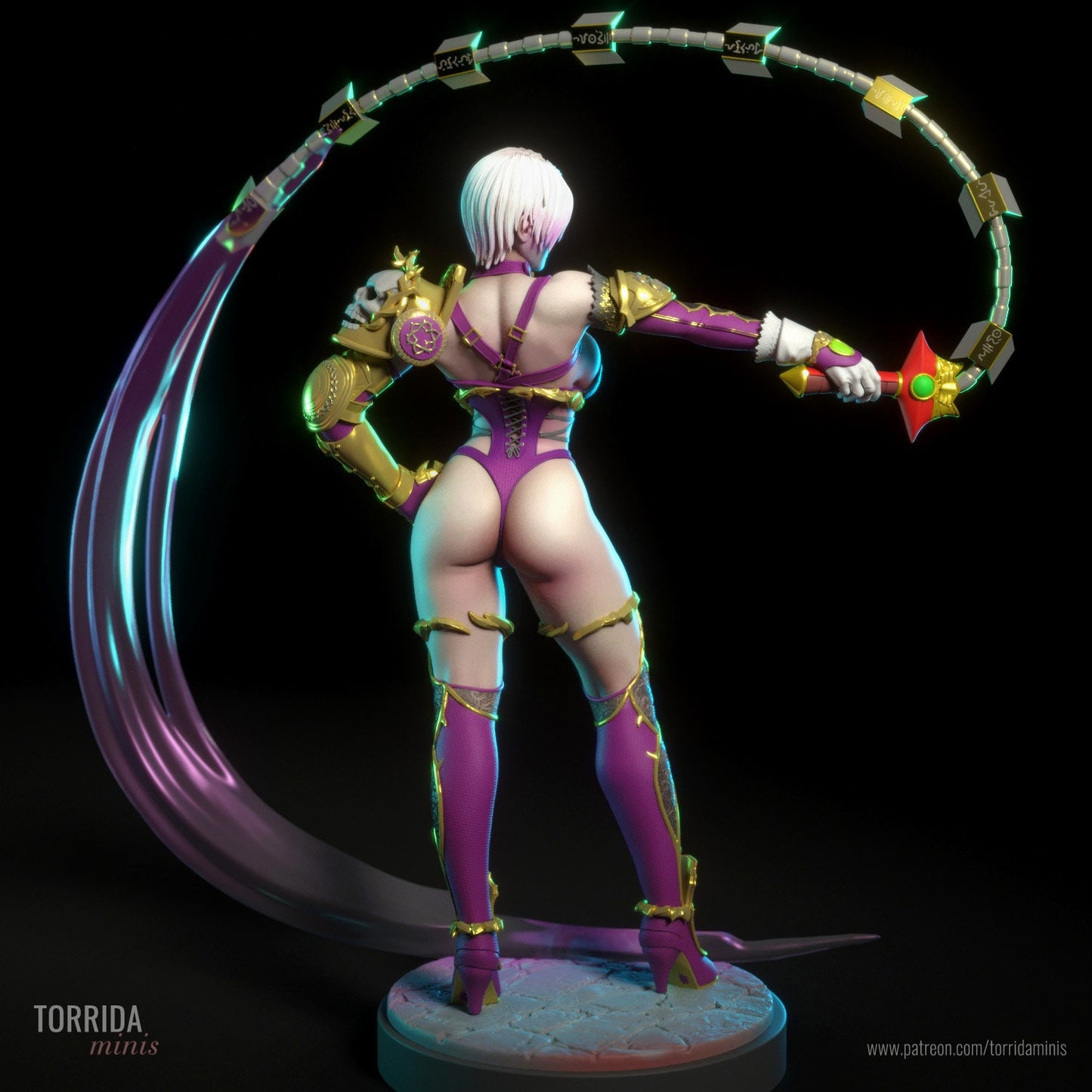 Ivy Soul Fighter Statue Model Kit by Torrida Minis