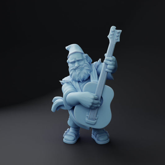 Jage Gnome Bard from Tavern Rock Band by Twin Goddess Miniatures