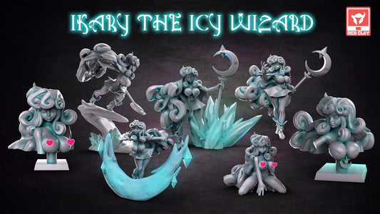 Ikari the Ice Witch by Red Clay Collectibles Miniatures