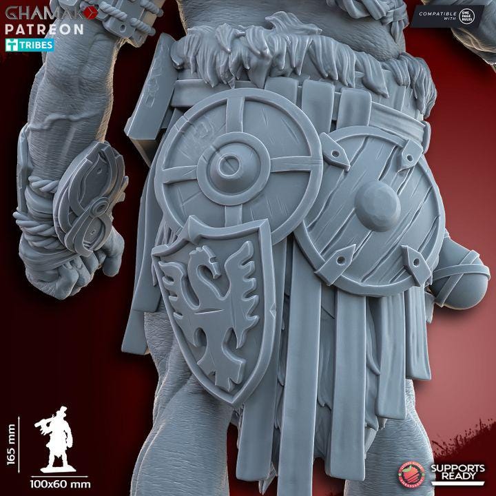 Howling Titan by Ghamak Miniatures