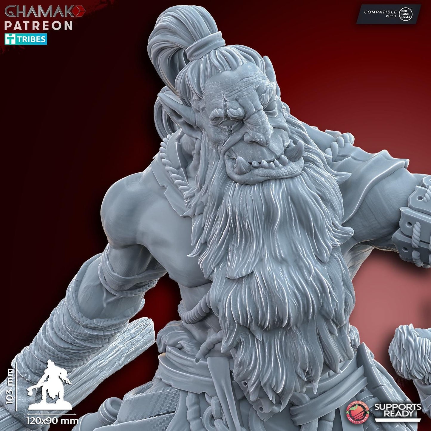 Howling Giant by Ghamak Miniatures