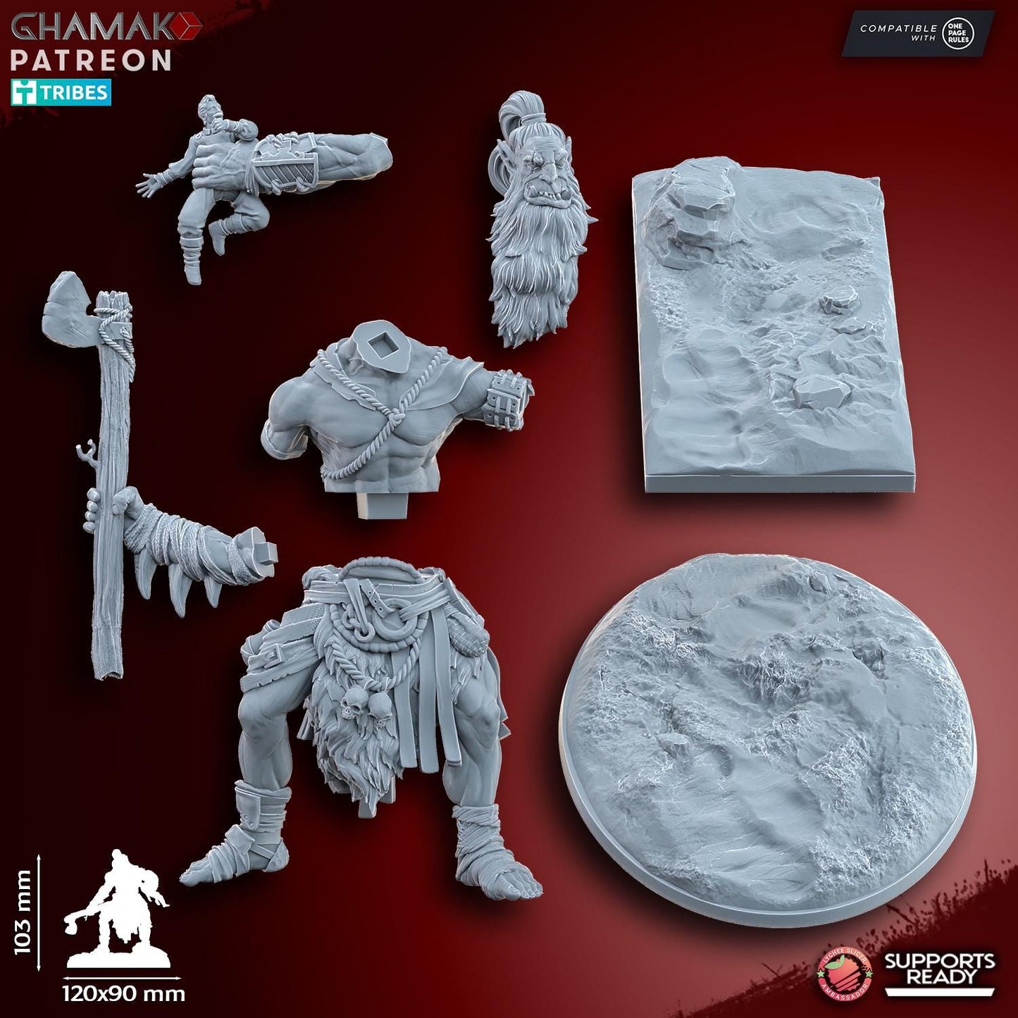 Howling Giant by Ghamak Miniatures