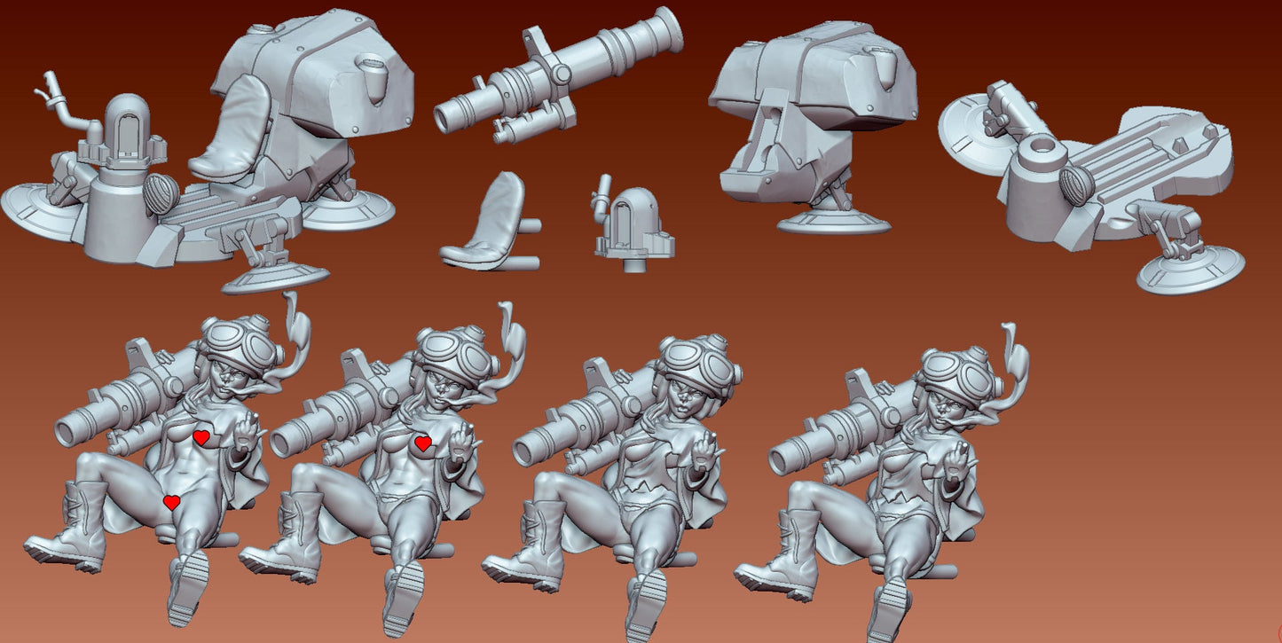 Bazooka Becca by Gaz Miniatures