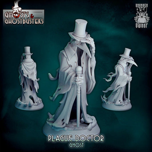 Plague Doctor Ghost from "Ghosts & Ghost Hunters" by Drunken Dwarf Miniatures